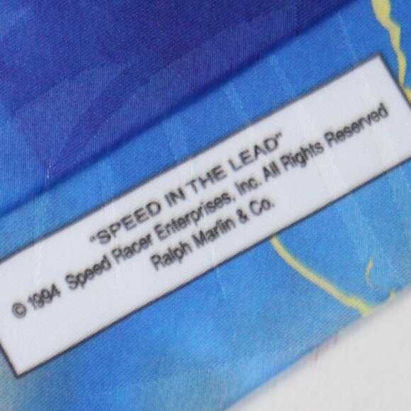 Ralph Marlin x Speed Racer VTG 94 Speed in the Lead Ties Men's Blue Neckties - Picture 6 of 7